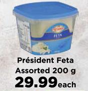 President Feta Assorted-200g Each