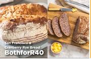 San Francisco & Cranberry Rye Bread-Both For
