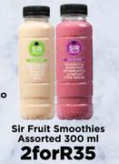 Sir Fruit Smoothies Assorted-For 2 x 300ml