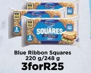 Blue Ribbon Squares-For 3 x 220g/248g