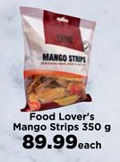 Food Lover's Mango Strips-350g Each