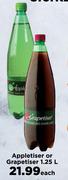 Appletiser Or Grapetiser-1.25L Each