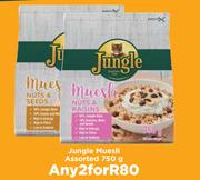 Jungle Muesli Assorted-For Any 2 x 750g