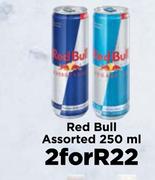 Red Bull Assorted-For 2 x 250ml