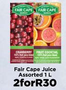 Fair Cape Juice Assorted-For 2 x 1L