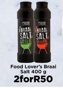 Food Lover's Braai Salt-For 2 x 400g