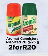 Aromat Cannisters Assorted-For 2 x 70g/75g
