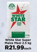 White Star Super Maize Meal-2.5Kg Each
