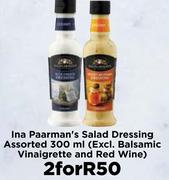 Ina Paarman's Salad Dressing Assorted-For 2 x 300ml