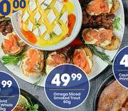 Omega Sliced Smoked Trout-80g