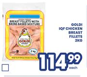 Goldi Chicken IQF Chicken Breast Fillets-2Kg Each