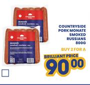 Countryside Pork Monate Smoked Russians-For 2 x 800g