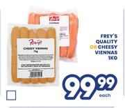 Frey's Quality Or Cheesy Viennas-1Kg Each