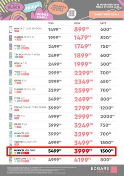 Edgars Mobile : Early Bird Black Friday Deals (16 November - 20 November 2022), page 1