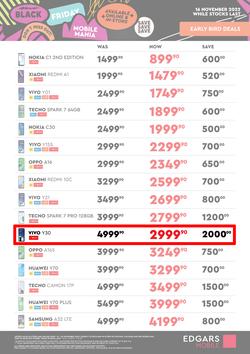 Edgars Mobile : Early Bird Black Friday Deals (16 November - 20 November 2022), page 1