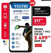 Tecno Spark 7 Pro 128 GB 4G Smartphone