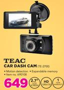 Teac Car Dash Cam TE-2700