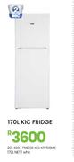 KIC 170L Nett White Fridge KTF518ME 20-400