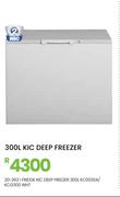 KIC 300L Deep Freezer WHT KC0030A/KCG300 20-263