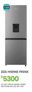 Hisense 222L Nett Met Fridge H310BIT-WD/H310BI-WD 20-546