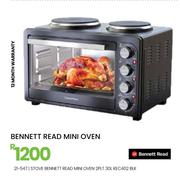 Bennett Read 2 Plate 30L Mini Oven BLK Stove KEC402 21-547