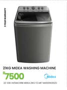 Midea 21Kg T/L MET W/Machine MA500W210/G 22-338