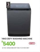 Defy 14Kg T/L Grey W/Machine DTL160 22-312