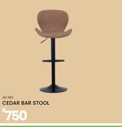 Cedar Bar Stool 40-1183