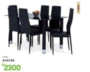 Avatar 7 Piece Dining Suite 6-060