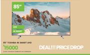 Toshiba 85" UHD 4K Smart Television WCG 85M550LN 23-812
