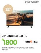 Sinotec 32" LED HD Television STL-32WG6A