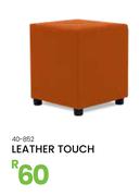 Leather Touch Ottoman 40-852