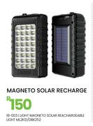 Magneto Solar Rechargeable Light ML2KSI/DBK252-Each