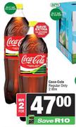 Coca Cola Regular Only-For 2 x 2L