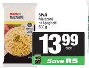 Spar Macaroni Or Spaghetti-500g
