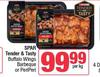 Spar Tender & Tasty Buffalo Wings Barbeque Or Peri Peri-Per Kg