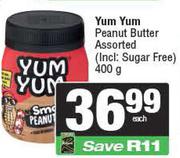 Yum Yum Peanut Butter Assorted (Incl Sugar Free)-400g