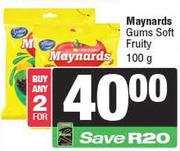 Maynards Gums Soft Fruity-For Any 2 x 100g