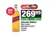 Johnnie Walker Red Label Blended Scotch Whisky-750ml