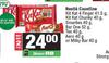Nestle Countline Kitkat 4F 41.5g,Chunky 40g,Smarties 40g,Barone 52g,Tex 40g,Aero 40g-For 2