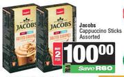 Jacobs Cappuccino Sticks Assorted-For 2