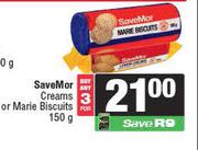 SaveMor Creams Or Marie Biscuits-For 3 x 150g