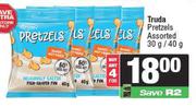 Truda Pretzels Assorted-For 4 x 30g/40g