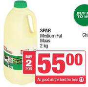 Spar Medium Fat Maas-For 2 x 2kg
