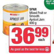 Spar Mixed Fruit Or Smooth Apricot Jam-900g Each