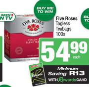 Five Roses Tagless Teabags-100s Pack