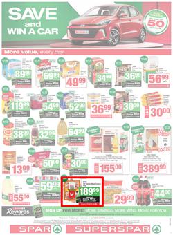 SPAR & SUPERSPAR Western Cape : More Value, Every Day (20 May - 08 June 2025), page 1