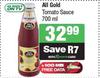 All Gold Tomato Sauce-700ml
