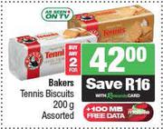 Bakers Tennis Biscuits Assorted-For Any 2 x 200g