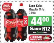 Coca-Cola Regular Only-For 2 x 2Ltr